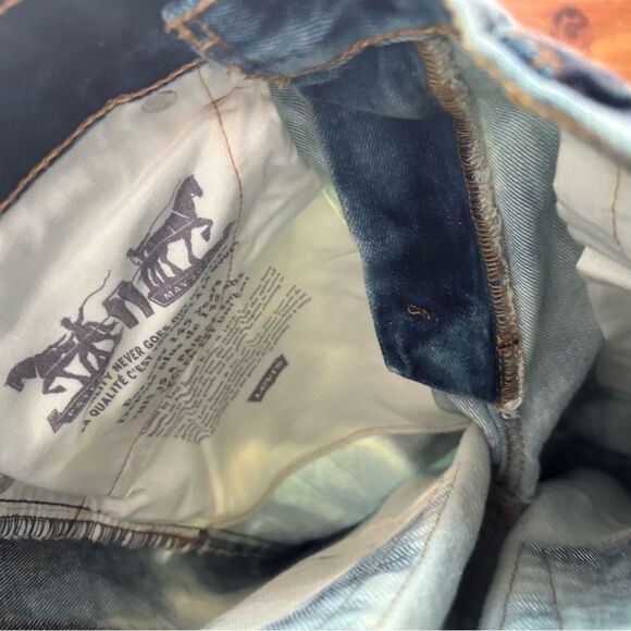 Levi’s 505 REGULAR FIT MEN'S JEANS 32x30 - Picture 8 of 15